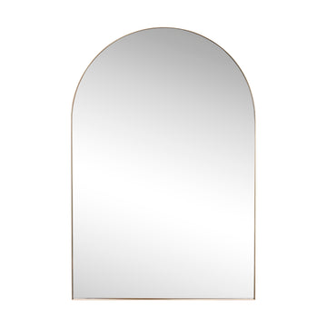 Elodie 24 in. W x 36 in. H Medium Arched Metal Framed Wall Mounted Mirror - JONATHAN Y